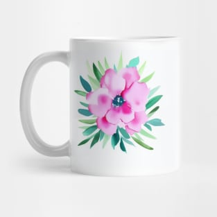 Watercolor Flower Mug